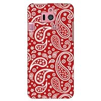Paisley (Red) Produced by Color Stage/for Simple Smartphone 2 401SH/SoftBank SSH401-ABWH-151-MA29