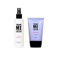 Elizabeth Mott - Thank Me Later Face Primer 30g and Thank Me Later Face Makeup Setting Spray 95ml - Cruelty Free - (2-Pack Bundle)