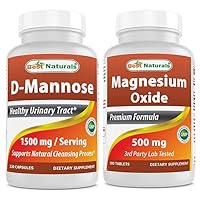 D-Mannose 1500 mg & Magnesium Oxide 500 mg