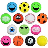 Hard Plastic Balls - 2 Inch Plastic Balls for Kids - 49 mm Self-Vending Toys in Bulk - Assorted Colors - Vending Machine Toys - Classroom Prizes
