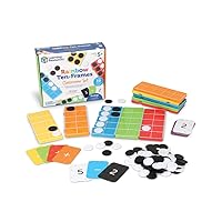 Learning Resources Rainbow Ten-Frames Classroom Set, School Supplies for Teachers, Teacher Resources, Ages 5+, Educational Toys for Kids