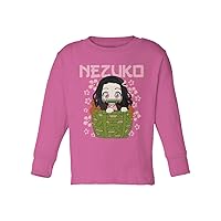 Nezuko Kid Slayers Anime Manga Demon Toddler Long Sleeve T-Shirt