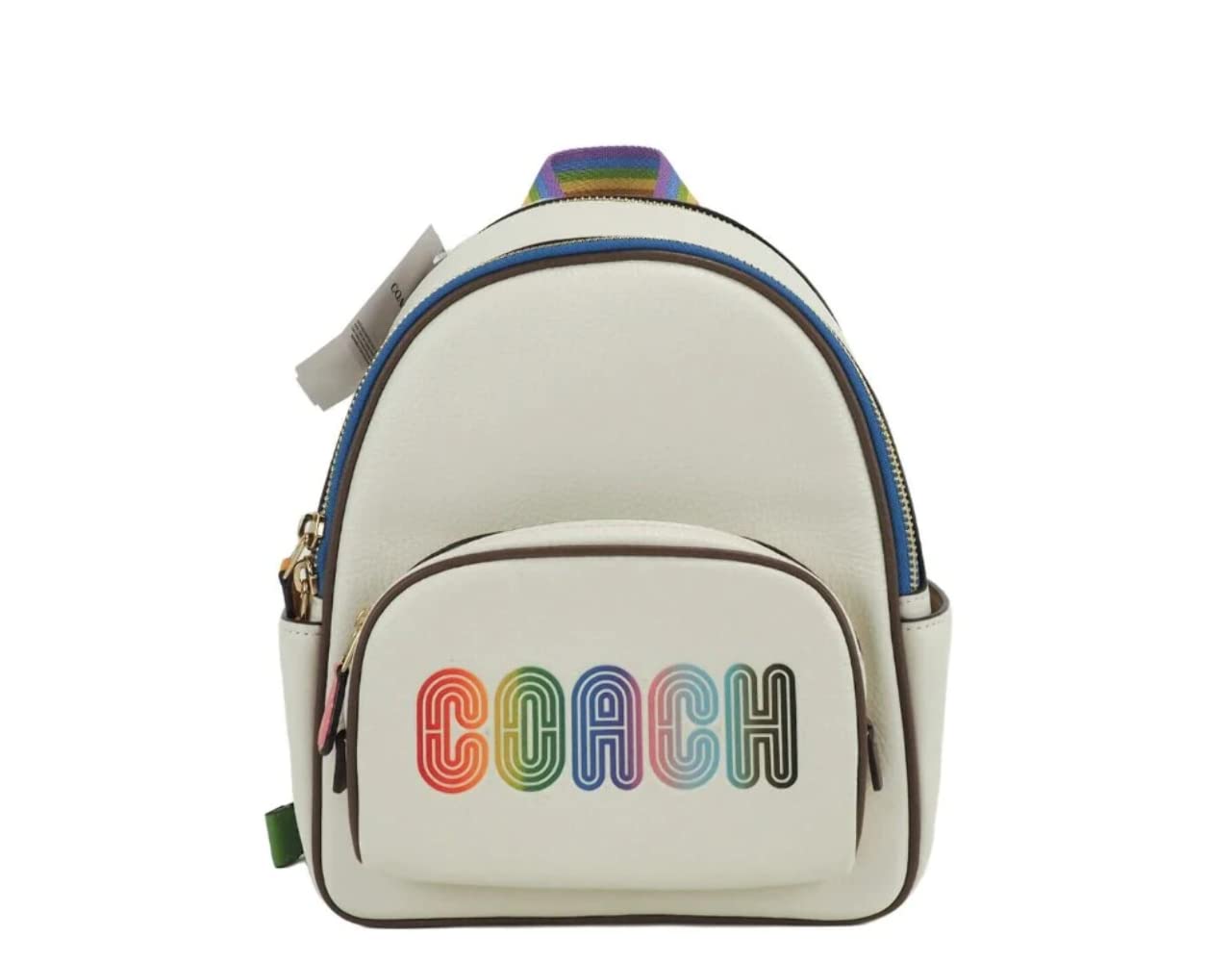 Mua Coach Women's Mini Court Backpack (Pebble Leather - Rainbow - Chalk  Multi) trên Amazon Mỹ chính hãng 2023 | Giaonhan247