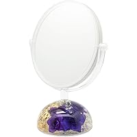 Royal Arden Acrylic Underwater Flowers Double-Sided Stand Mirror Purple 58717 w18.5/d10/h23cm