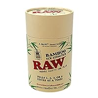 MJ Wholesale Papers and Cones - RAW Authentic Bamboo Six Shooter Variable Quantity Filler (1 Count)