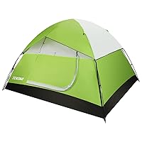 Camping Tent, TEKOMI Waterproof Family Dome Tent with Removable Rain Fly, Instant Cabin Tent for 60 Seconds Set Up, Advanced Venting Design, Fit Camp Backpacking Hiking Outdoor, Dark Green