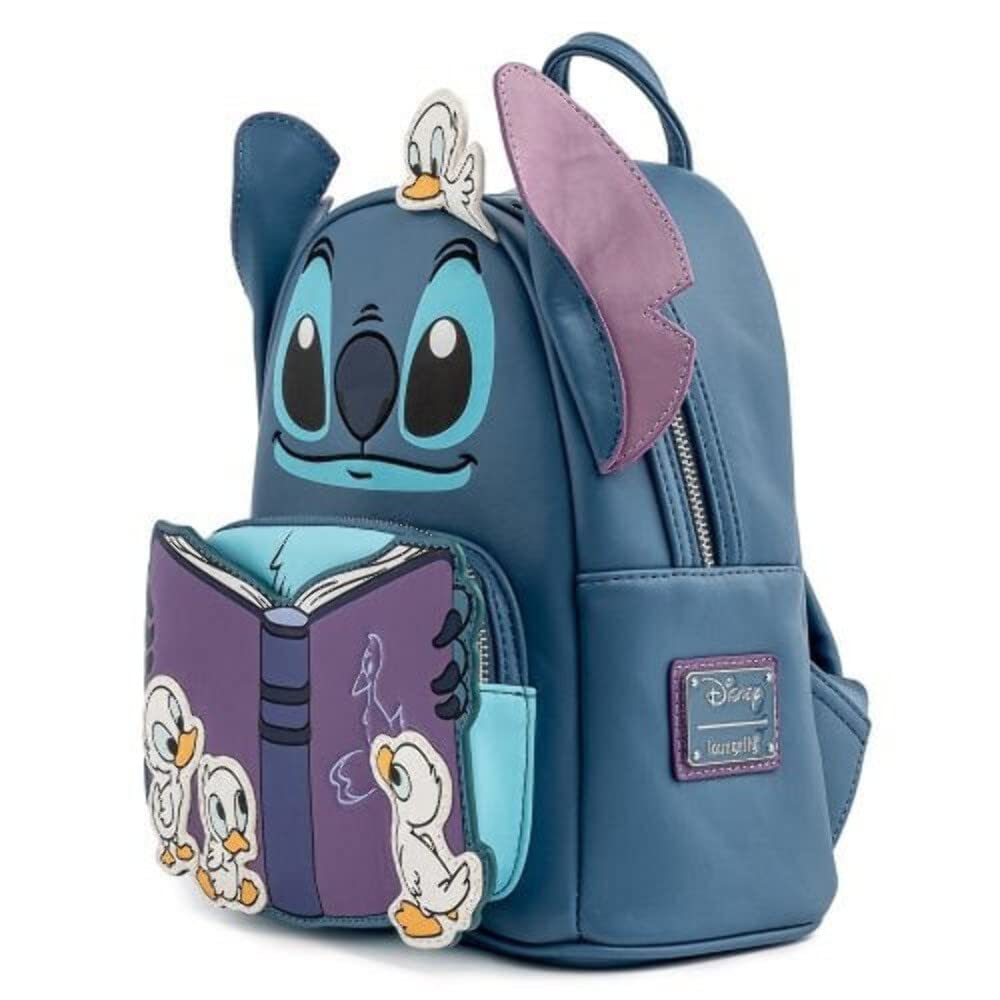 Loungefly Disney Lilo and Stitch Story Time Duckies Womens Double Strap Shoulder Bag Purse