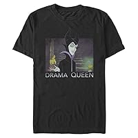 Disney Big & Tall Villains Maleficent Drama Queen Men's Tops Short Sleeve Tee Shirt