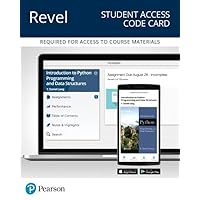 Introduction to Python Programming and Data Structures -- Revel