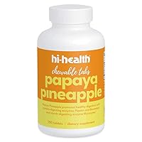 Papaya Pineapple Chewable Tabs (250 Tablets)