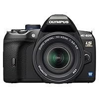OM SYSTEM OLYMPUS Evolt E620 12.3MP DSLR with IS, 2.7-inch Swivel LCD with 14-42mm f/3.5-5.6 Zuiko Lens