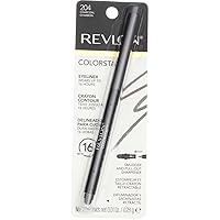 Revlon ColorStay Eyeliner Pencil, Charcoal [204], 0.01 oz (Pack of 4)