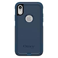 OtterBox COMMUTER SERIES Case for iPhone XR - Retail Packaging - BESPOKE WAY (BLAZER BLUE/STORMY SEAS BLUE)