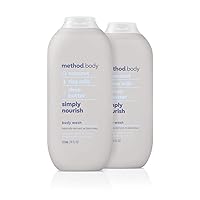 Method Body Wash, Simply Nourish, 18oz, 2 Pack, Simply Nourish, 18 fluid_ounces