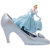 Enesco Disney Showcase 100 Years of Wonder Cinderella and her Glass Slipper Figurine, 7 Inches, Multicolor