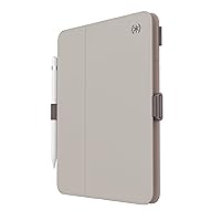 Speck Case for iPad Pro 10th Generation 10.9 Inch - Drop & Camera Protection, Slim Multi Range Stand, Apple Pencil Holder - Beech Grey/Cinnamon Biscuit