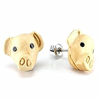 Pig Moji Makerpin Earring Studs