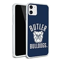 Butler University Official Bulldogs Protective Slim Fit Hybrid Rubber Bumper Case Fits Apple iPhone 8, 8 Plus, X, 11, 11 Pro,11 Pro Max