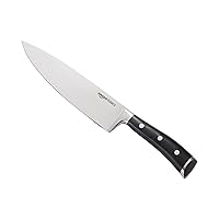 Classic 8-inch Chef’s Knife with Three Rivets, Silver