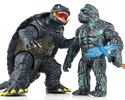  ZAVR Set of 2 Mecha Godzilla Earth MechaGodzilla Kiryu Toys,  Kaiju Universe Action Figures King of The Monsters, Carry Bag (Green) :  Everything Else