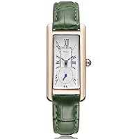 Fashion Luxury Womens Classic Simple Watches Leather Quartz Analog Wrist Watch Stylish Casual Dress Female Watch