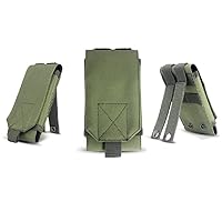 Tactical Phone Bag Waist Men Military Backpack Hanging Sport Pouch Waterproof Hunting Belt Bags (Green)