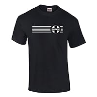 Santa Fe Railroad Black Cross Logo Tee Shirts [tee120]
