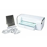 Sizzix Big Shot Switch Plus Starter Kit (White), Electric Die Cutting & Embossing Machine For Arts & Crafts, Card Making, Scrapbooking & Papercraft (9-inch Opening)
