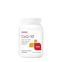 GNC CoQ-10 50mg | Supports Heart Health | 120 Count