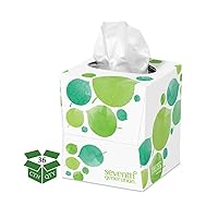 Seventh Generation Facial Tissue, 2-Ply Sheets, 85-Count Boxes (Pack of 36)