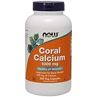 Supplements, Coral Calcium 1,000 mg, Bone Health*, Healthy pH Balance*, 250 Veg Capsules