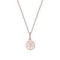 The Jewellery Stockroom Dainty Sterling Silver Tree of Life Pendant