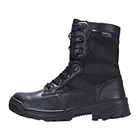 1000D Nylon Waterproof Hiking Shoes, Men Military Tactical Boots, Layer Split-Grain Leather Outdoor Boots