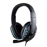 Headset Gaming Headset ，Voice Control Wired HI-FI Sound Quality for for PS4 Computer Gaming Bass Headset Black