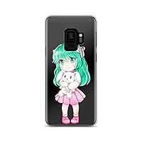 Kawaii Chibi Phone Case Gift for Little DDLG MDLG Stuffy Rabbit Galaxy S7 S7 Edge S8 S8+ S9 S9+ (Samsung Case)