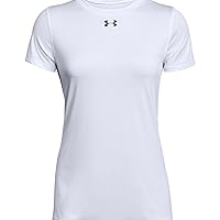 Under Armour Women's Locker 2.0 Shirt White | Graphite Large