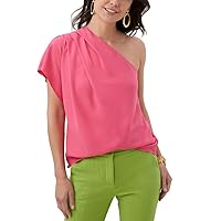 Trina Turk Women's One Shoulder Blouse