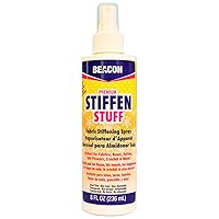 Beacon Stiffen Stuff Fabric Stiffening Spray - Quick, Even Application with No Flaking or Cracking, 8-Ounce