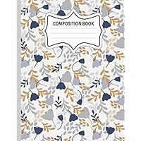 Composition Notebook: College Ruled One Subject Daily Journal Notebook | Notebooks for Girls Teens Women School Home Writing Notes Journal | 8.5”x11”, 110 Pages