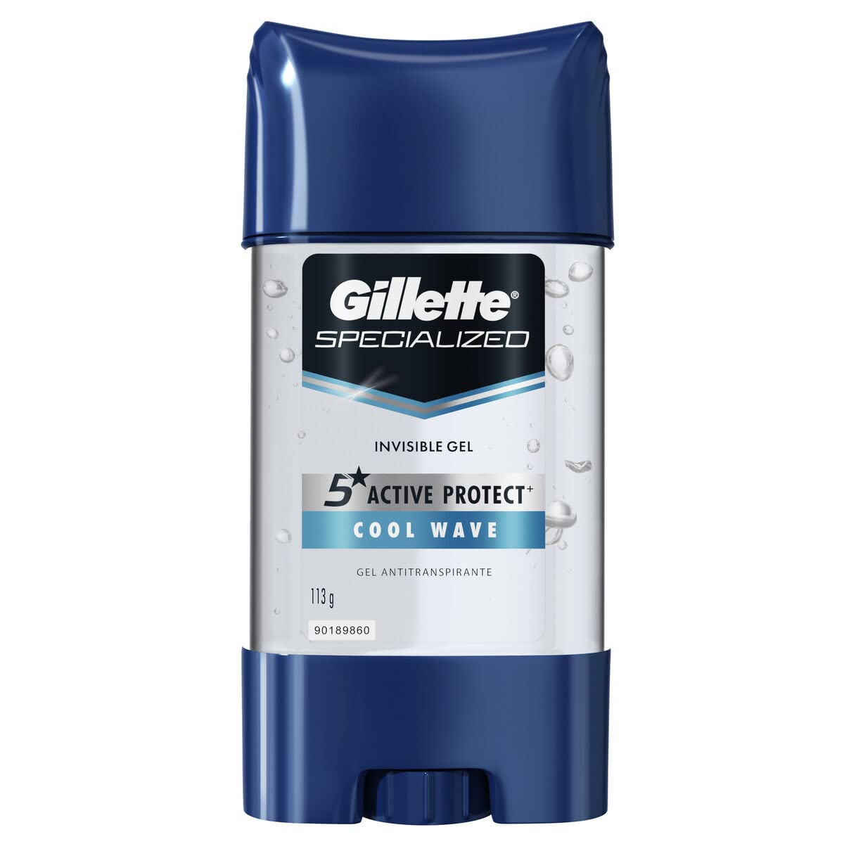 Gillette Anti-Perspirant Deodorant Clear Gel, Cool Wave, 3.8 Ounce