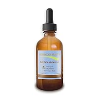 Moroccan Beauty Golden Argan Oil, 100% Pure/Natural. For Face, Hair and Body. 1oz-30ml