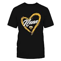 FanPrint UMBC Retrievers - Heart Shape - Nana - University Team Logo Gift T-Shirt