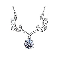 Christmas gift elk pendant collarbone chain necklace jewelry Tanabata Valentine's Day gift to girlfriend birthday gift
