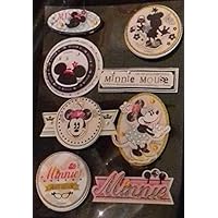 8 x Minnie Mouse Stickers 1.5