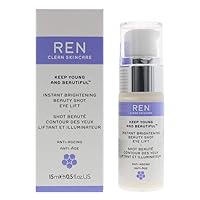 REN Clean Skincare Instant Brightening Beauty Shot Eye Lift, 0.5 Fl Oz