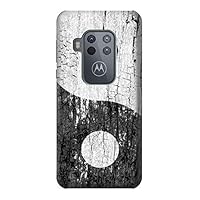 R2489 Yin Yang Wood Graphic Printed Case Cover for Motorola Moto One Zoom, Moto One Pro
