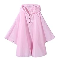 Kids Rain Coats for Boys Girl Raincoat Toddler Raincoat Waterproof Lightweight Kids Rain Poncho Jacket Outwear Coat