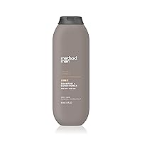 Men 2-in-1 Shampoo and Conditioner, Cedar and Cypress, Paraben and Phthalate Free, 14 fl oz, 1 Ct