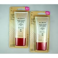 Almay Smart Shade Anti-Aging Makeup #100 Light/Pale ( 2-Pack )
