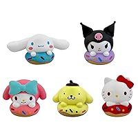 Birthday Party Cake Toppers For Cinnamoroll,Cartoon Theme Birthday Party Supplies Cake Decorations (5Pcs)